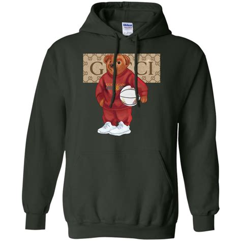 gucci sweatshirt bear|Gucci bear hoodie.